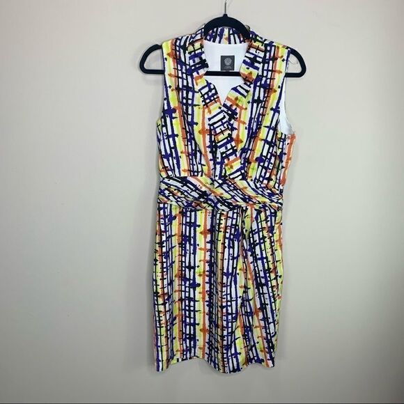 Multicolor Sleeveless Dress - Picture 9 of 9